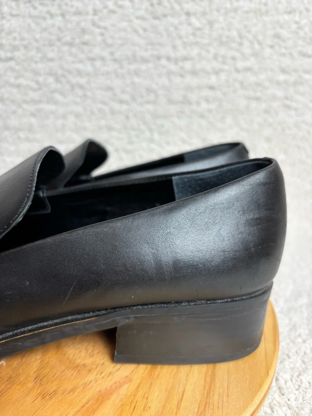 Franco Sarto Flex Shoes Womens 9.5M Bocca Slip On Square Toe Loafers in Black